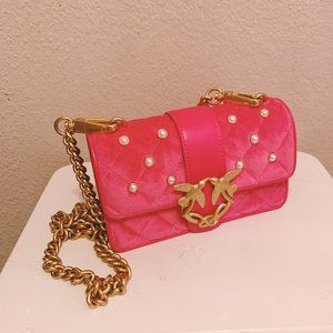 pinko pink bag